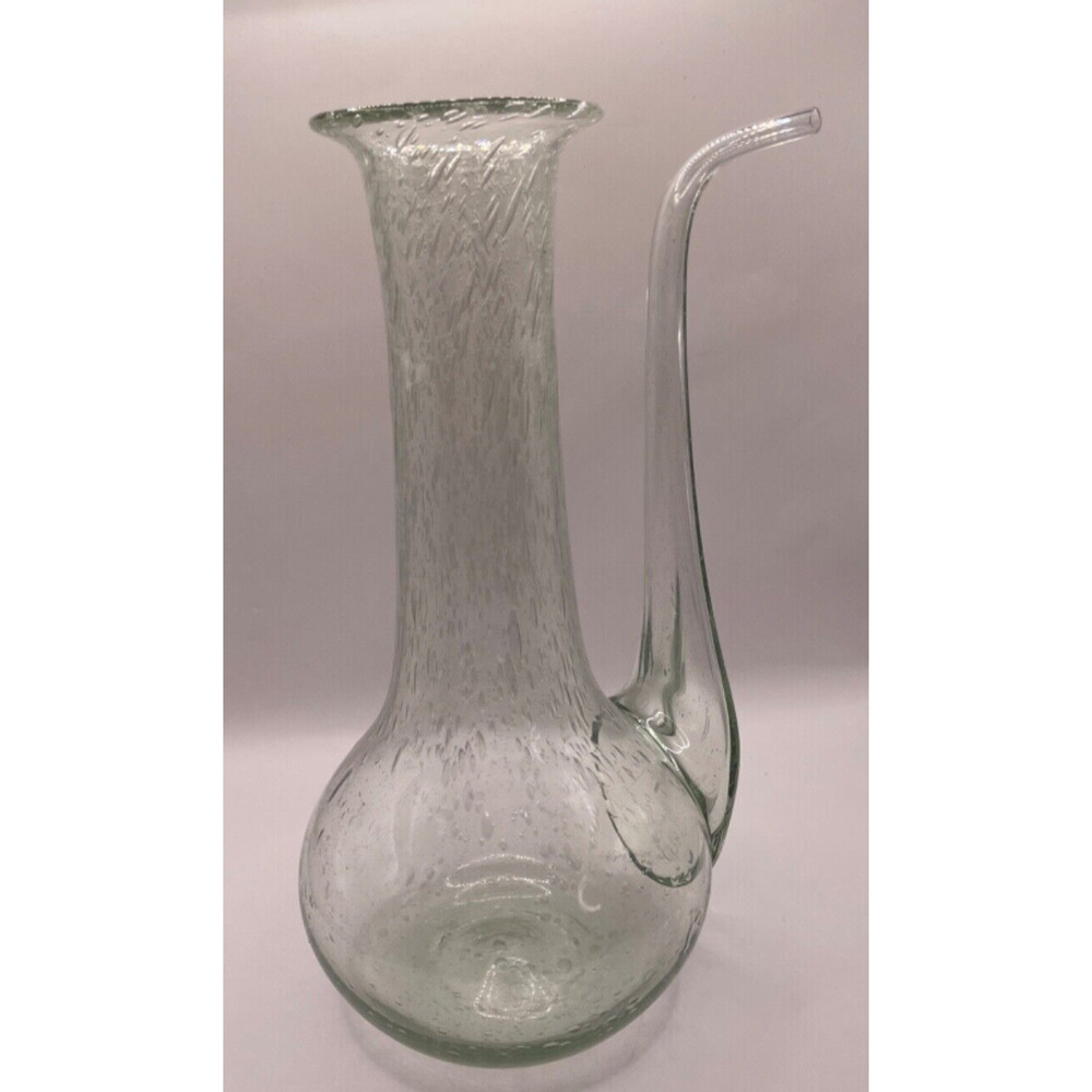 Handblown La Verrerie de Biot Arlequin France Bubbles Art Glass Signed - Picture 5 of 8